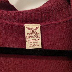 Fall Inspired Burgundy Cardigan